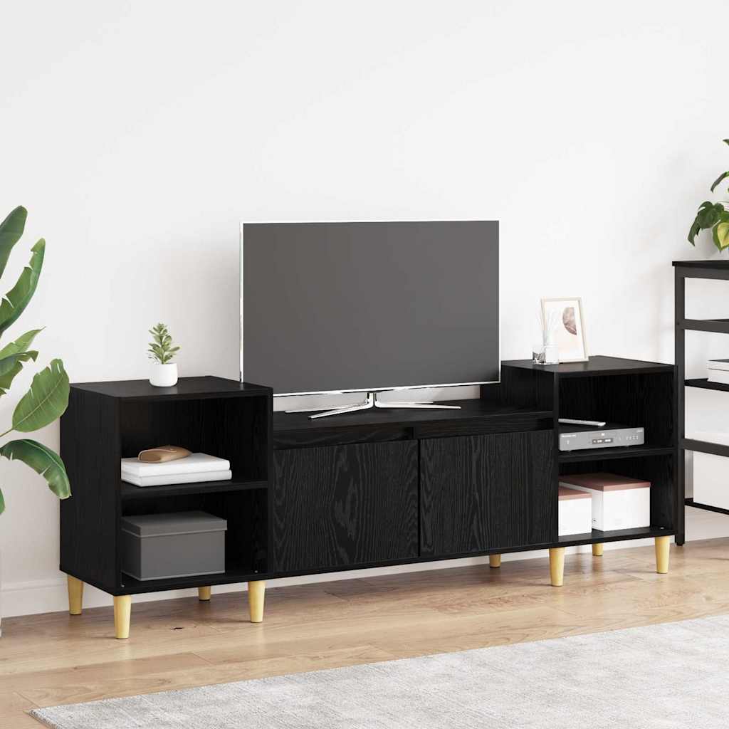 vidaXL Ντουλάπι TV Μαύρη Οξυά 160 x 35 x 55 εκ. Επεξεργασμένο ξύλο
