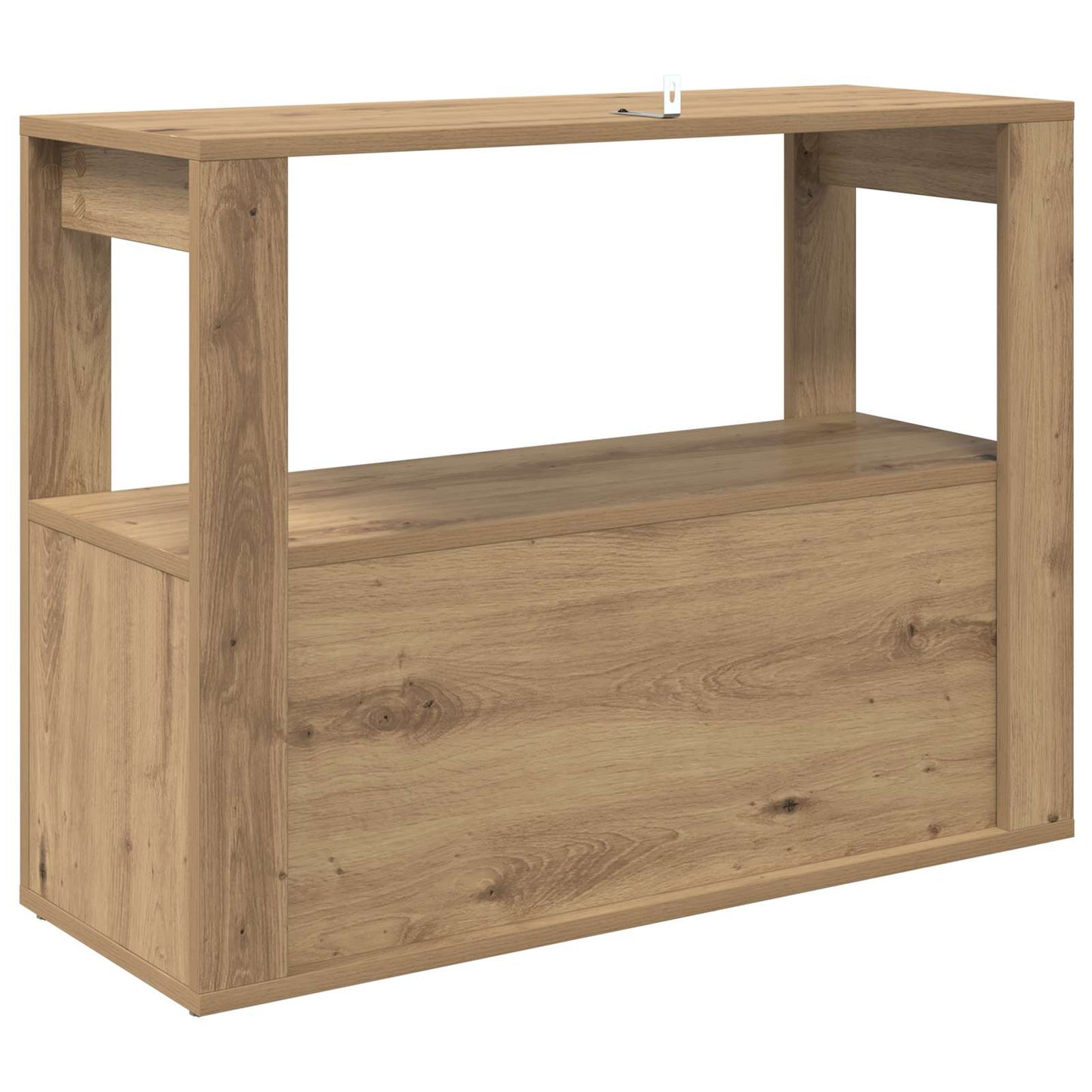 vidaXL Πλαϊνό γραφείο artisan δρυς 80 x 30 x 60 cm Επεξεργασμένο ξύλο