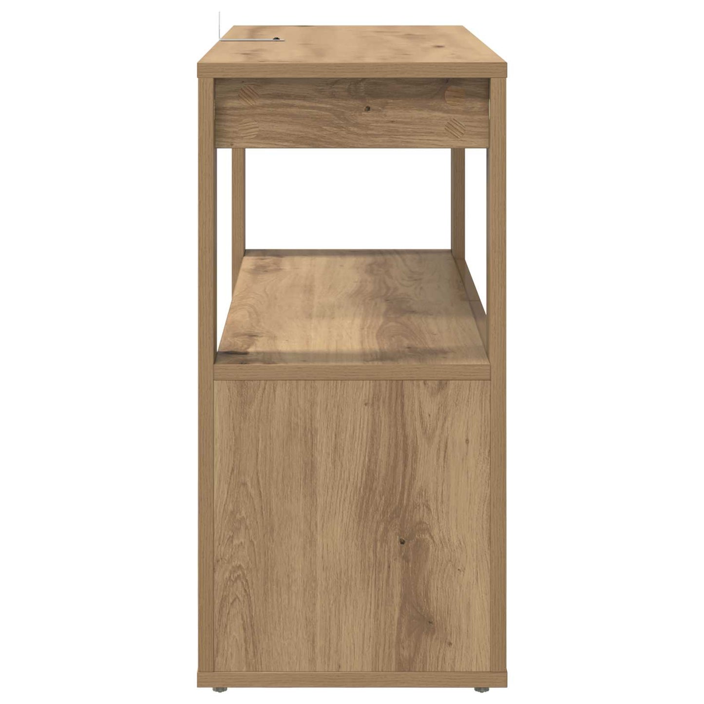 vidaXL Πλαϊνό γραφείο artisan δρυς 80 x 30 x 60 cm Επεξεργασμένο ξύλο