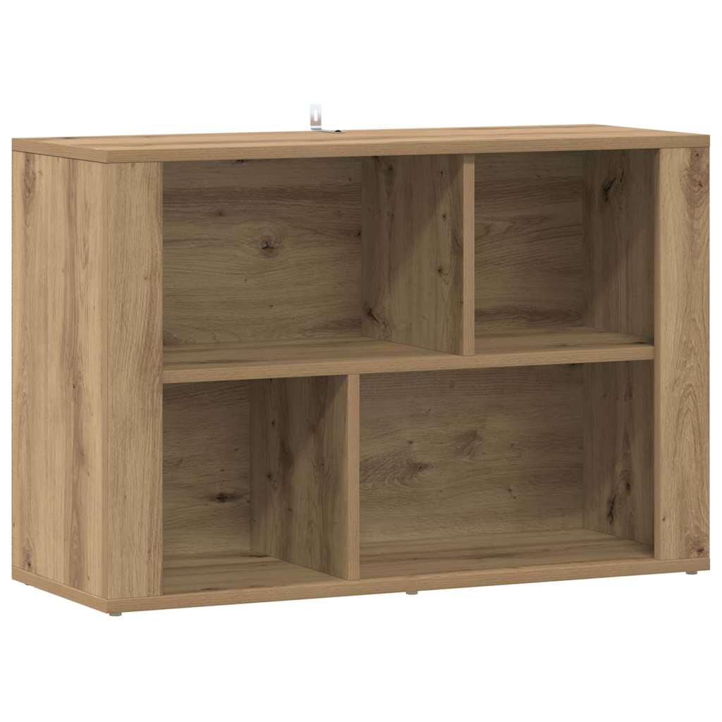 vidaXL Πλαϊνό γραφείο Artisan Oak 80 x 30 x 53 εκ. Επεξεργασμένο ξύλο