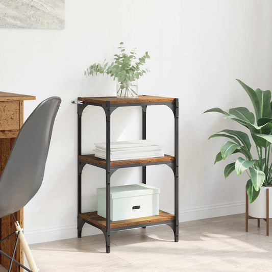 vidaXL Βιβλιοθήκη Παλαιό ξύλο 40 x 33 x 70,5 εκ.