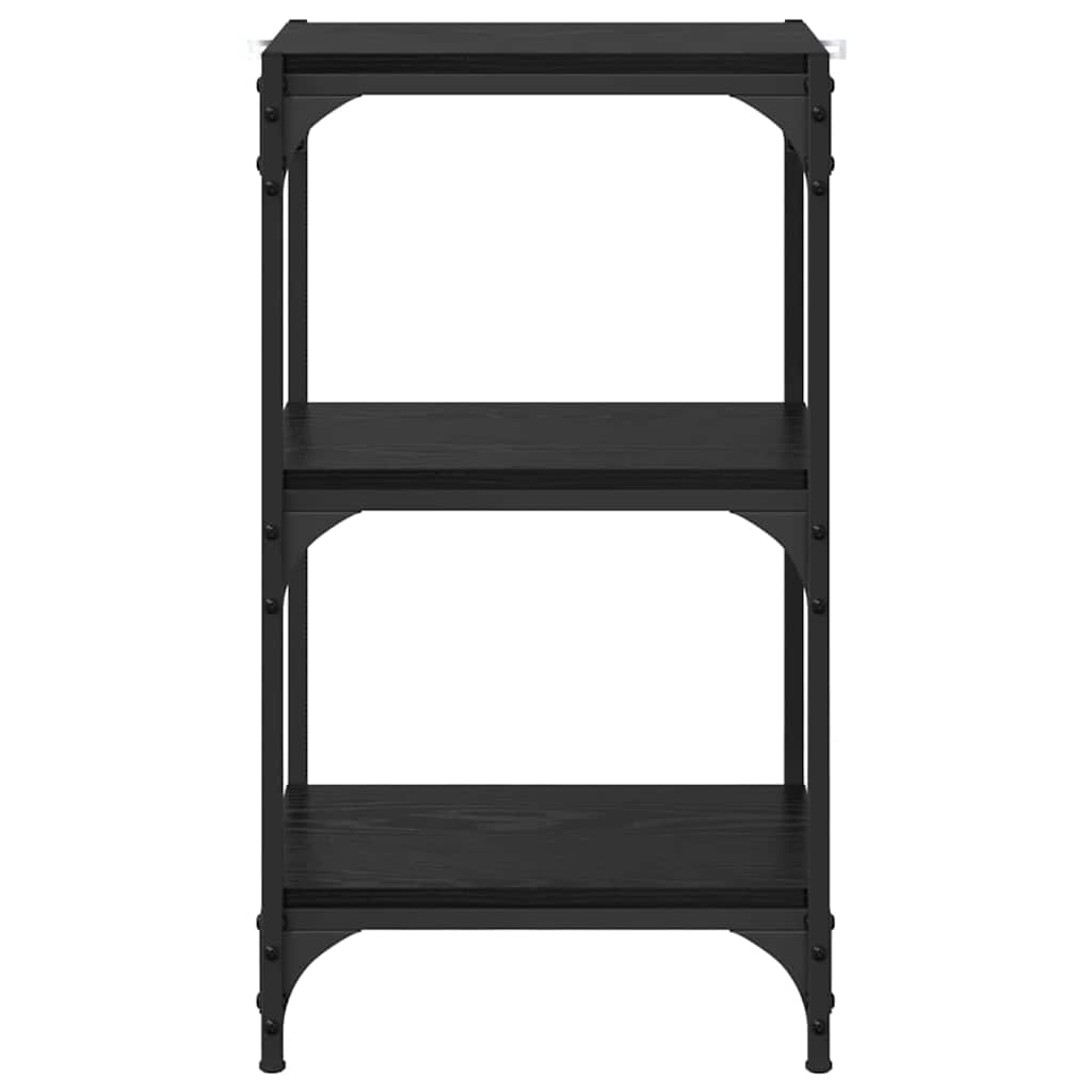 vidaXL Βιβλιοθήκη Μαύρη δρυς 40 x 33 x 70.5 εκ. Επεξεργασμένο ξύλο
