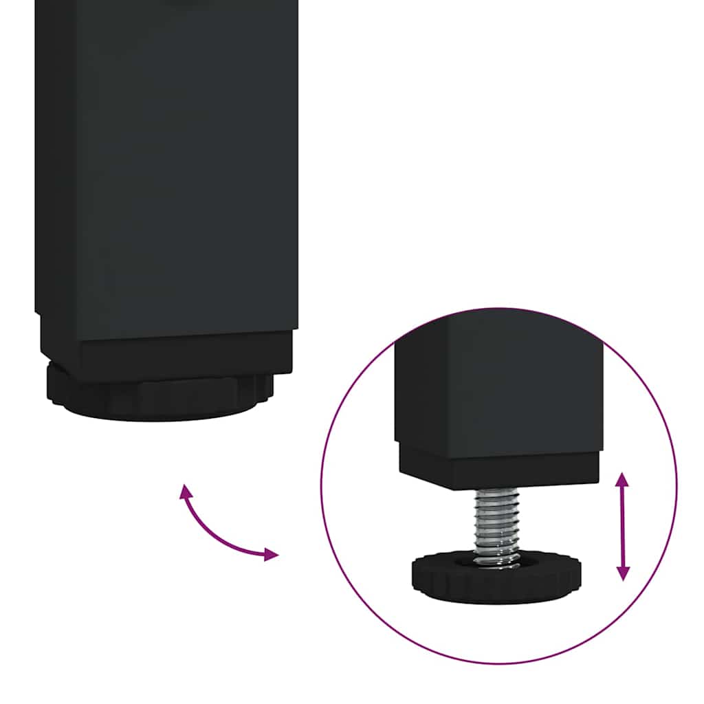 vidaXL Βιβλιοθήκη Μαύρη δρυς 40 x 33 x 70.5 εκ. Επεξεργασμένο ξύλο