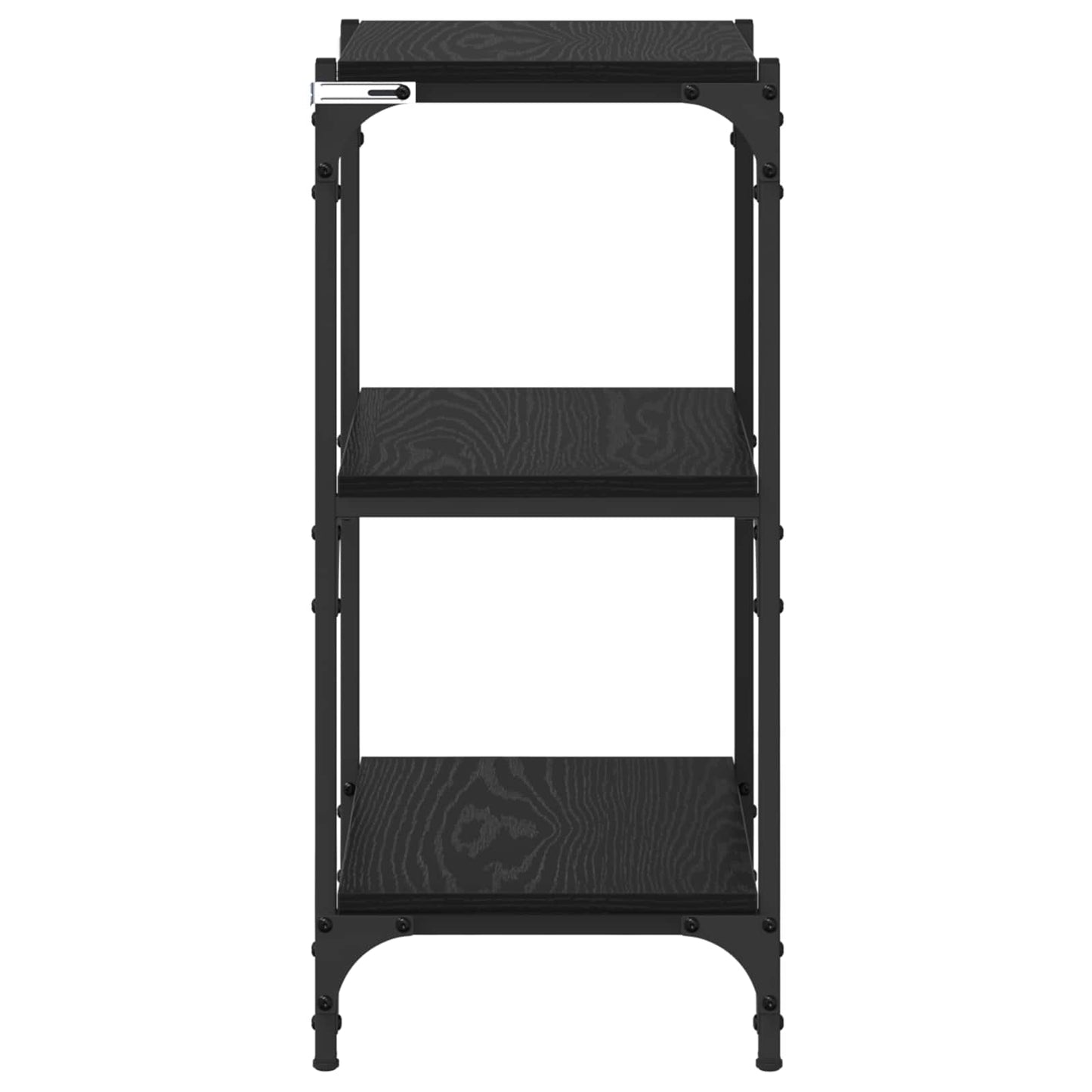 vidaXL Βιβλιοθήκη Μαύρη δρυς 40 x 33 x 70,5 εκ.