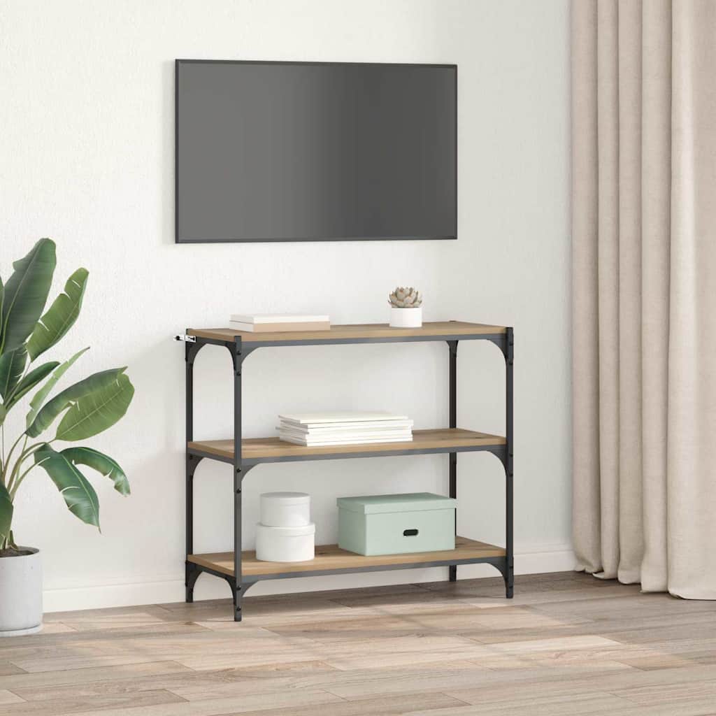 vidaXL Βιβλιοθήκη Artisan Oak 80 x 33 x 70,5 εκ.