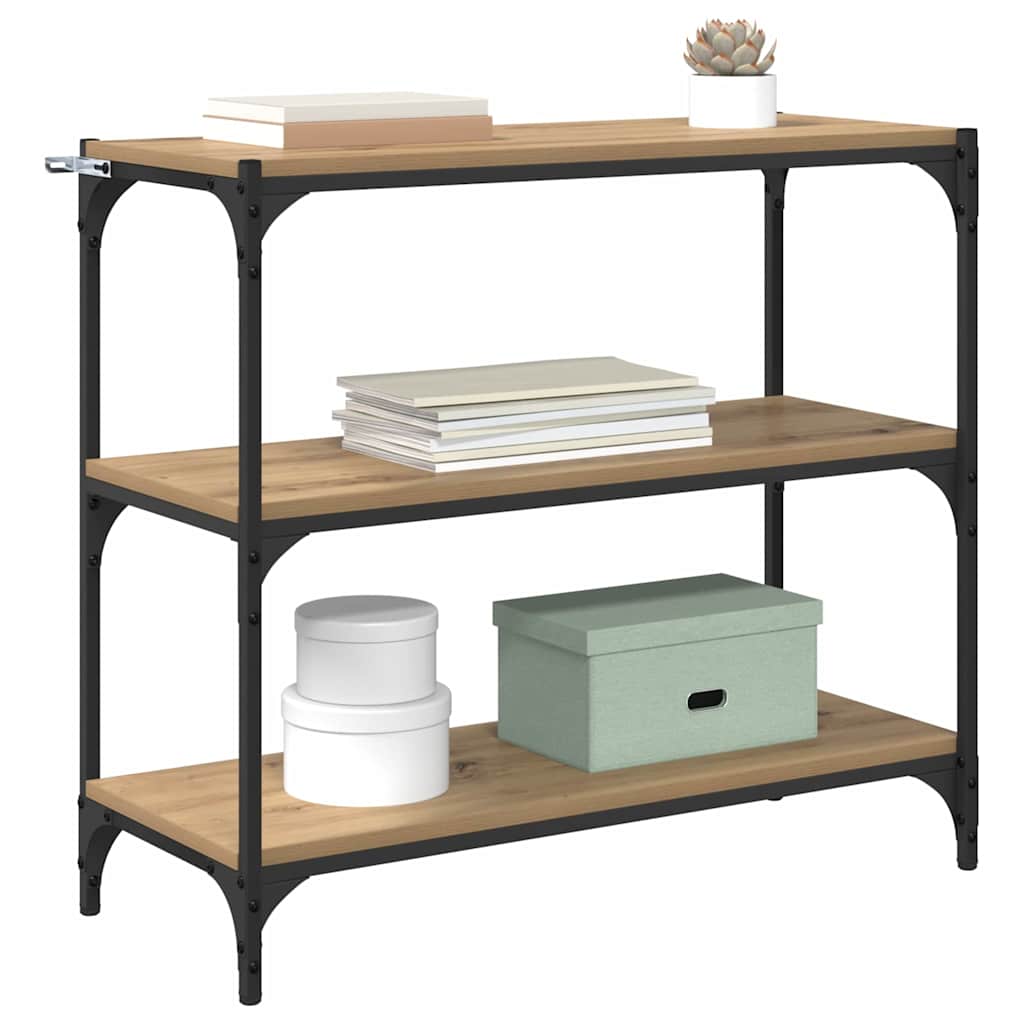 vidaXL Βιβλιοθήκη Artisan Oak 80 x 33 x 70,5 εκ.