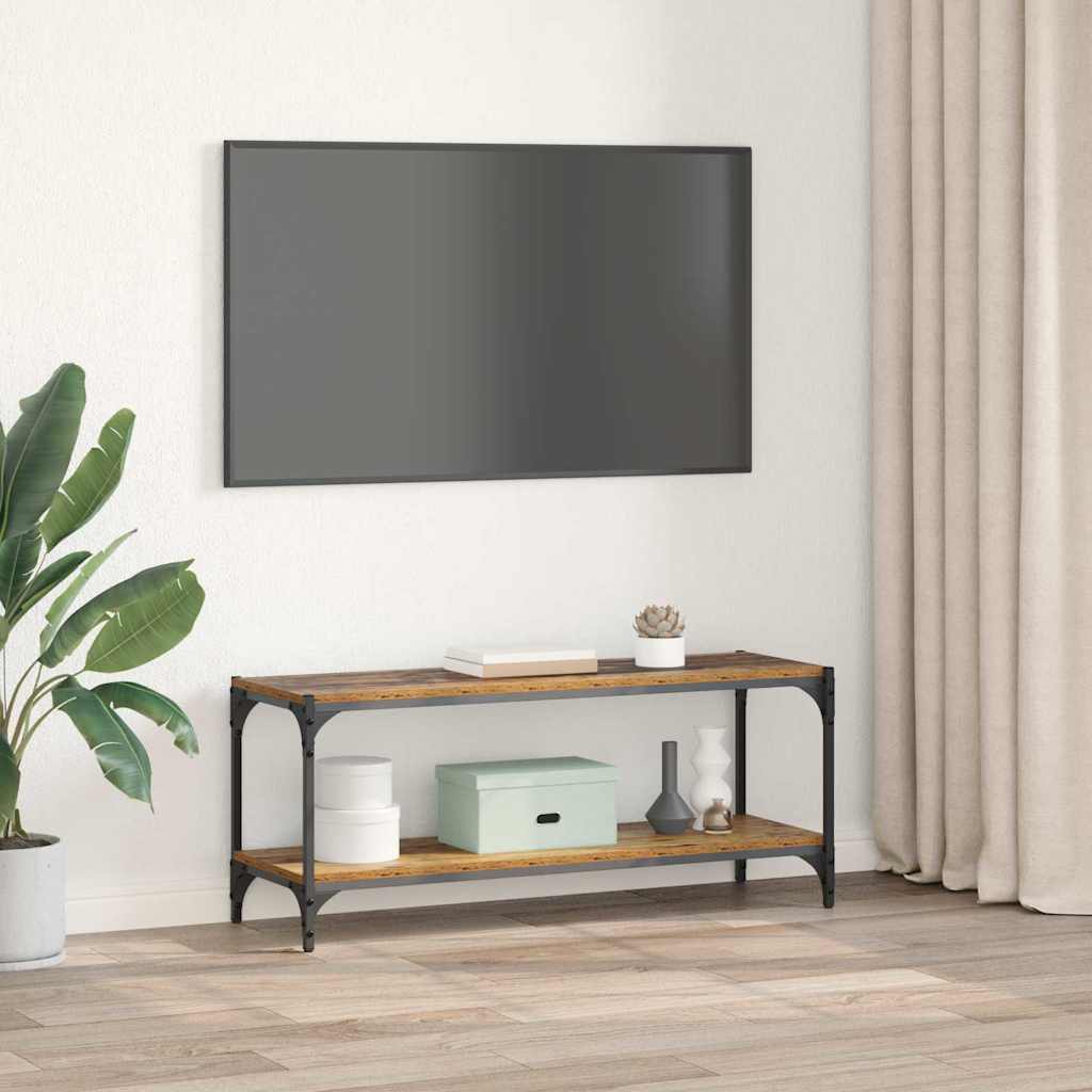 vidaXL Ντουλάπι TV Παλιό Ξύλο 100x33x41εκ.
