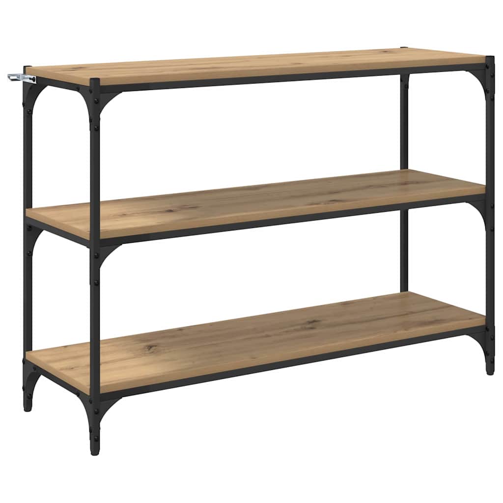 vidaXL Βιβλιοθήκη artisan δρυς 40 x 33 x 70.5 εκ. Επεξεργασμένο ξύλο