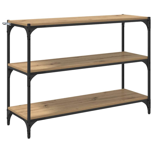 vidaXL Βιβλιοθήκη artisan δρυς 100 x 33 x 70,5 εκ.