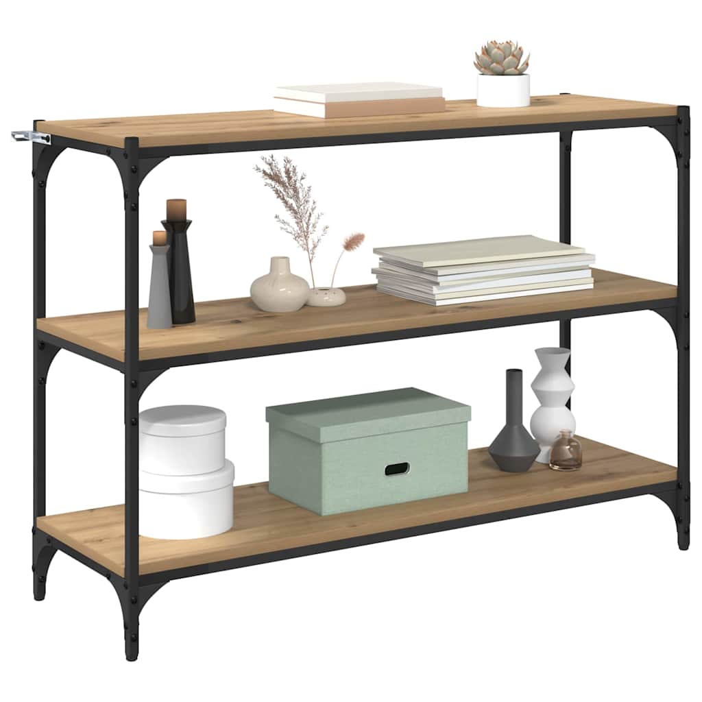 vidaXL Βιβλιοθήκη artisan δρυς 40 x 33 x 70.5 εκ. Επεξεργασμένο ξύλο