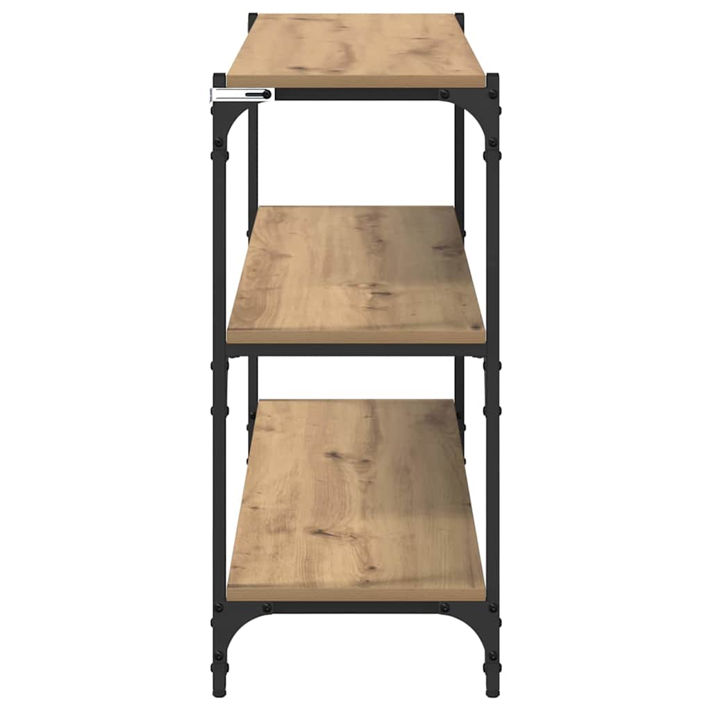 vidaXL Βιβλιοθήκη artisan δρυς 40 x 33 x 70.5 εκ. Επεξεργασμένο ξύλο