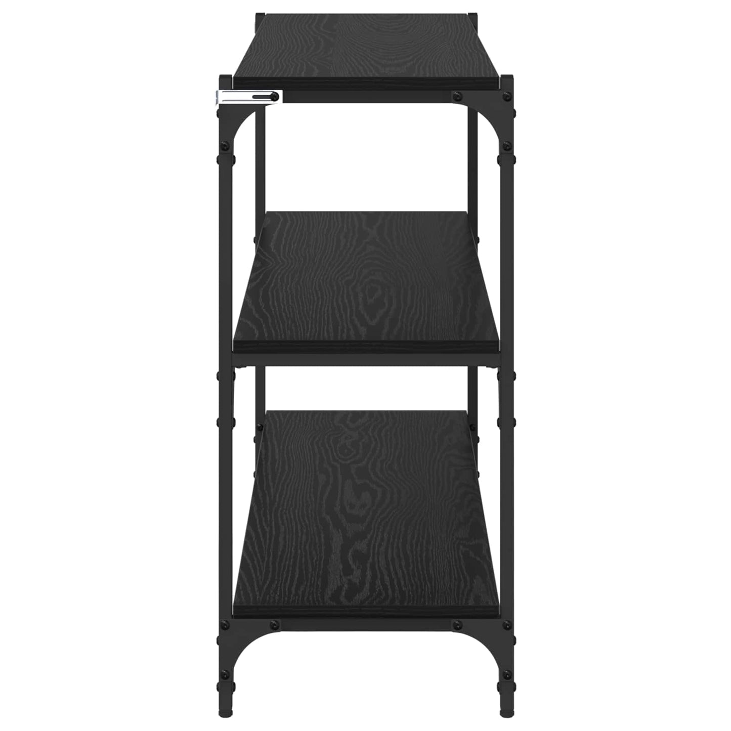 vidaXL Βιβλιοθήκη Μαύρη δρυς 100 x 33 x 70,5 εκ.