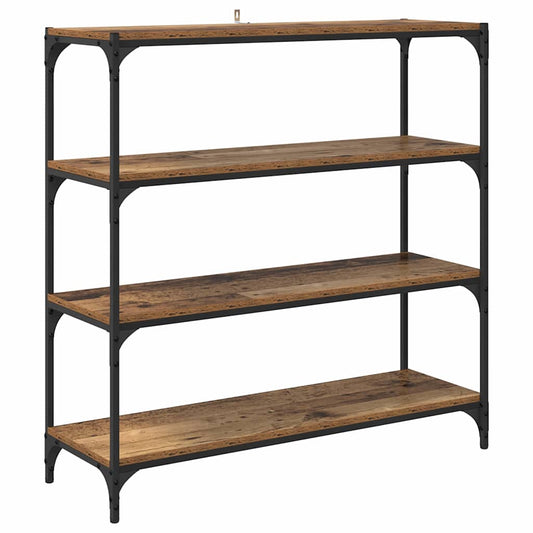 vidaXL Βιβλιοθήκη Παλιό Ξύλο 100 x 33 x 100 εκ.