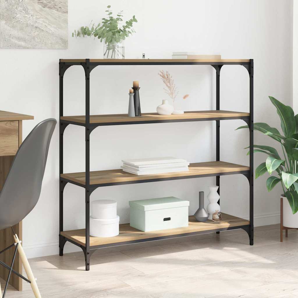 vidaXL Βιβλιοθήκη Artisan Oak 100 x 33 x 100 εκ.