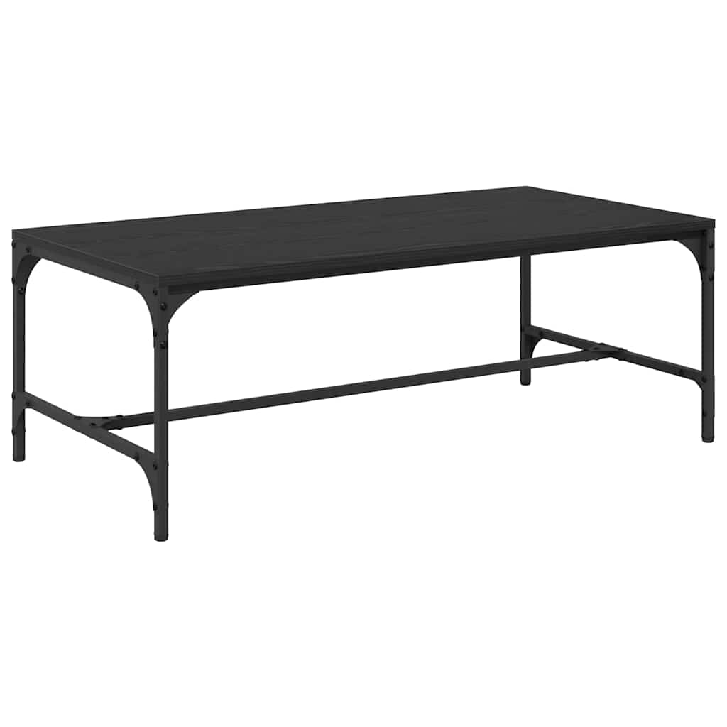 vidaXL Τραπεζάκι σαλονιού Μαύρη Οξυά 100 x 50 x 35 cm