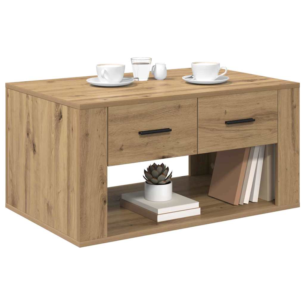 vidaXL Τραπεζάκι σαλονιού Artisan Oak 80 x 50 x 40 cm