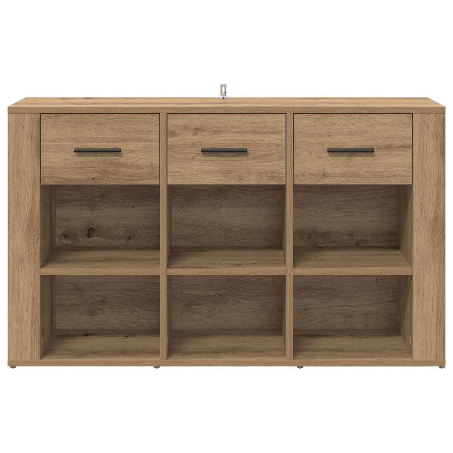 vidaXL Πλαϊνό γραφείο με συρτάρι Artisan Oak 100 x 30 x 59,5 εκ