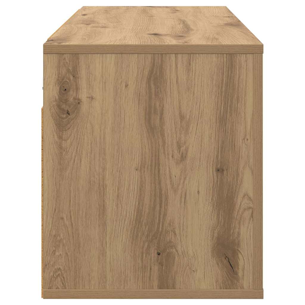 vidaXL Κρεμαστό Ντουλάπι Τηλεόρασης Artisan Oak 100 x 34,5 x 40 εκ