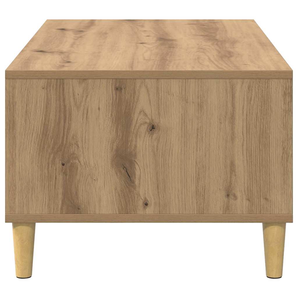vidaXL Τραπεζάκι σαλονιού με συρτάρι Artisan Oak 90 x 50 x 26.5 εκ.