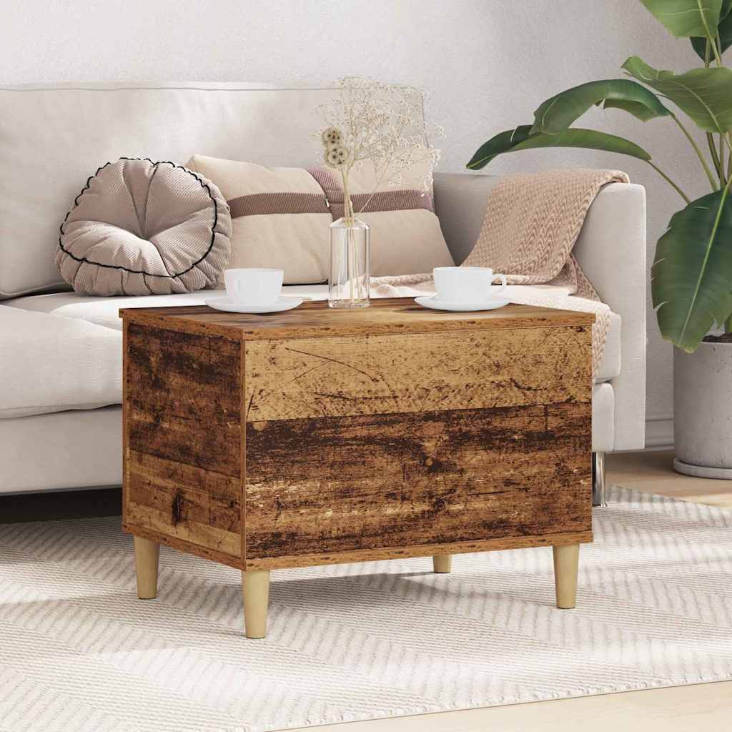 vidaXL Κομοδίνο Παλιό ξύλο 60 x 44,5 x 45 εκ Επεξεργασμένο ξύλο