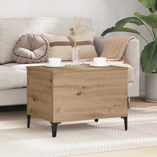 vidaXL Τραπεζάκι σαλονιού Artisan Oak 60 x 44,5 x 45 εκ