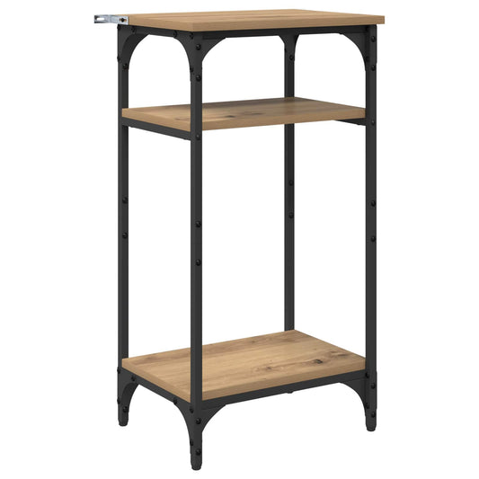 vidaXL Τραπεζάκι Πλευράς με ράφι Artisan Oak 40 x 30 x 75 cm