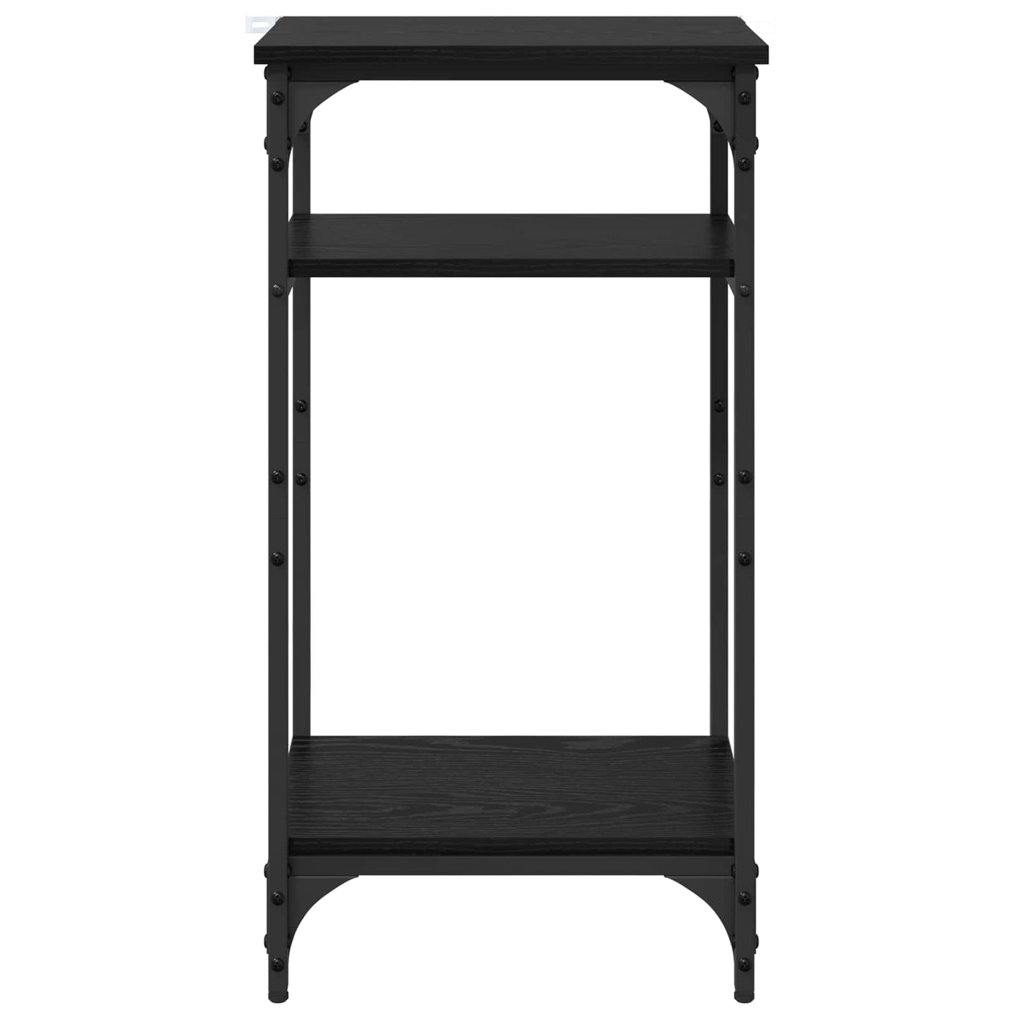 vidaXL Τραπεζάκι Πλευράς Μαύρη Οξυά 40 x 30 x 75 cm Επεξεργασμένο ξύλο