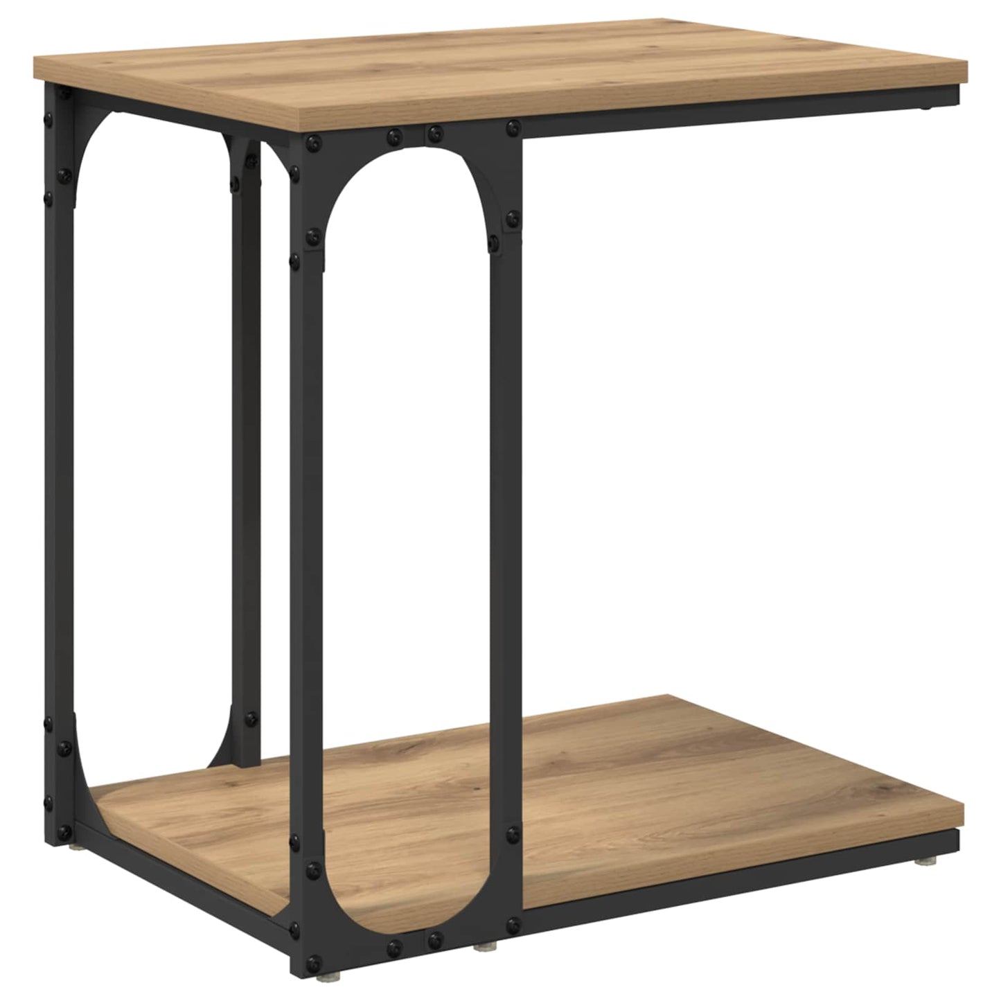 vidaXL Τραπεζάκι Πλευράς με ράφι Artisan Oak 50 x 35 x 52 cm