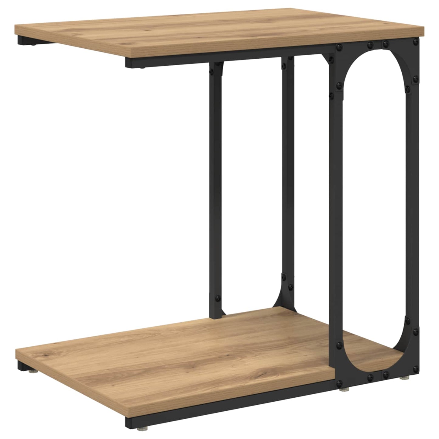 vidaXL Τραπεζάκι Πλευράς με ράφι Artisan Oak 50 x 35 x 52 cm