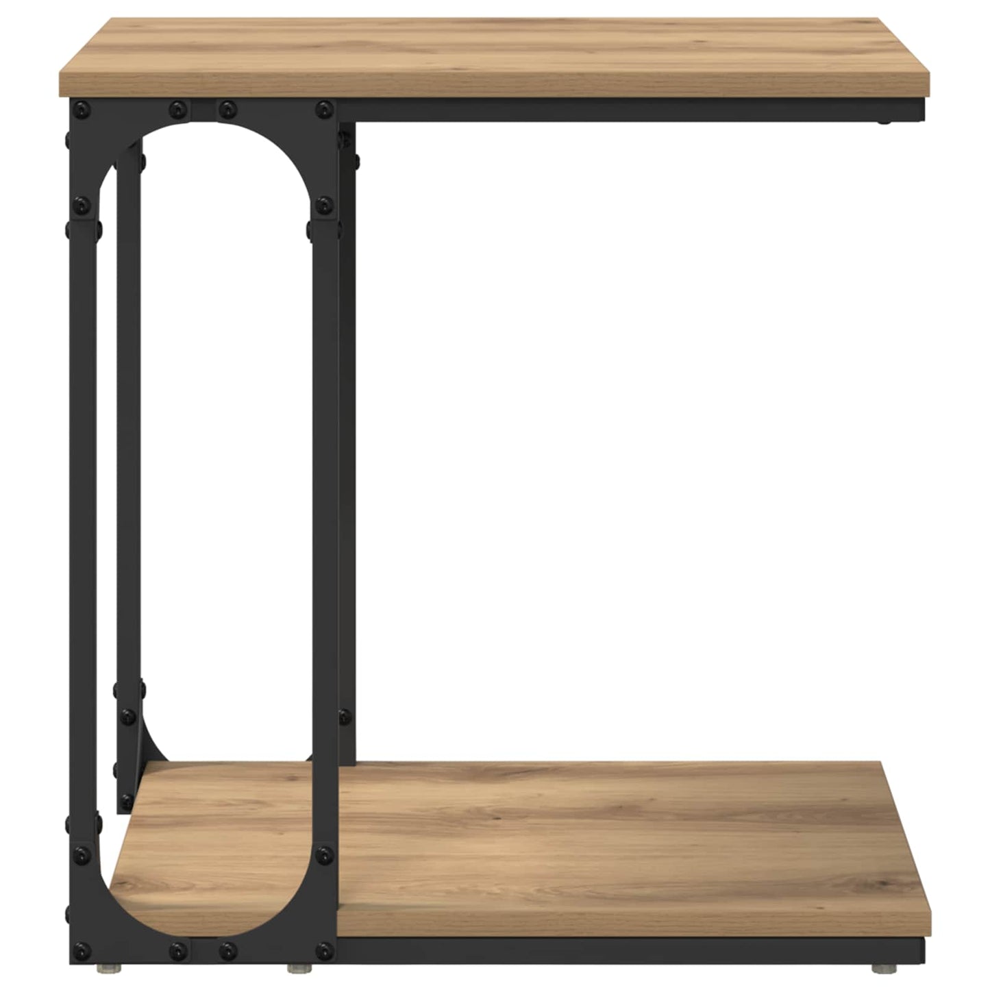 vidaXL Τραπεζάκι Πλευράς με ράφι Artisan Oak 50 x 35 x 52 cm