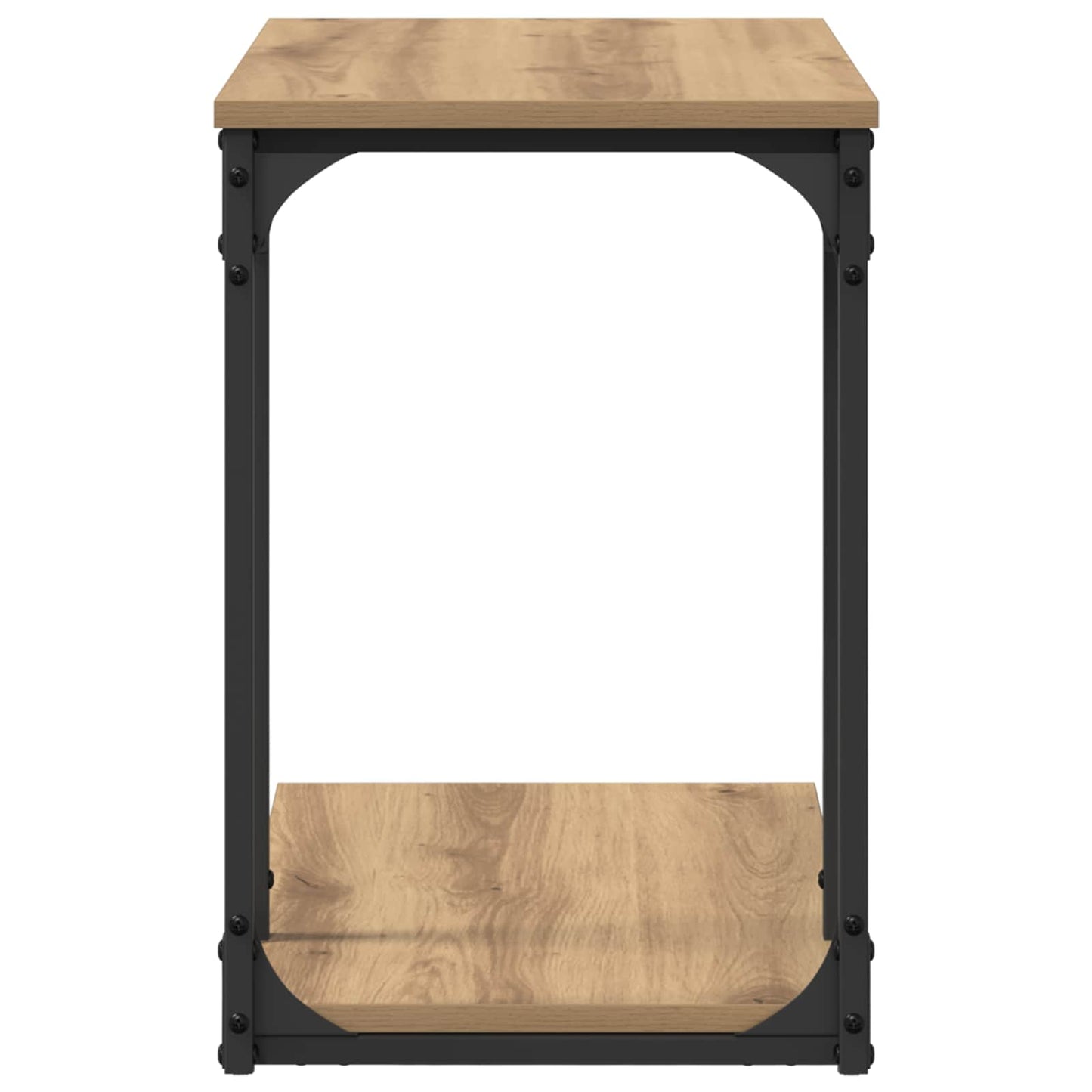 vidaXL Τραπεζάκι Πλευράς με ράφι Artisan Oak 50 x 35 x 52 cm