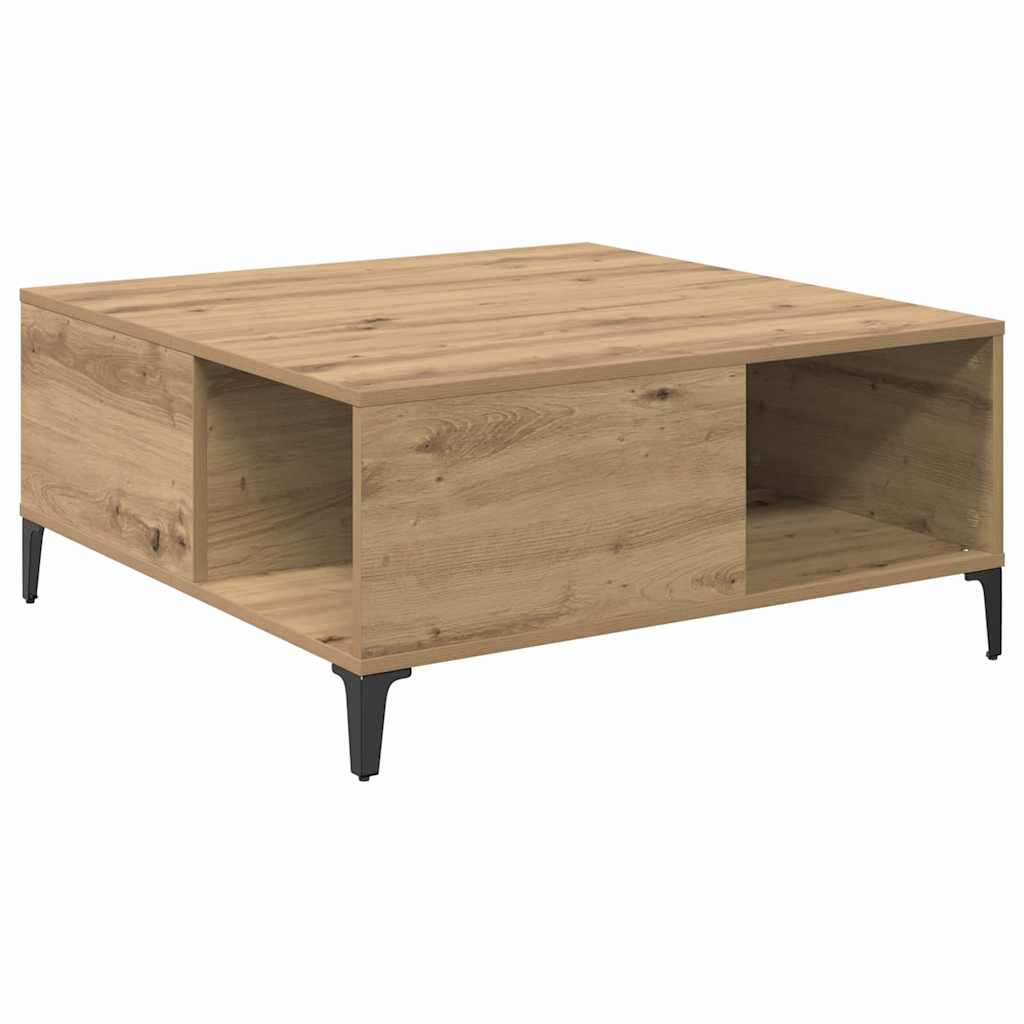 vidaXL Τραπεζάκι σαλονιού Artisan Oak 80 x 80 x 36,5 εκ