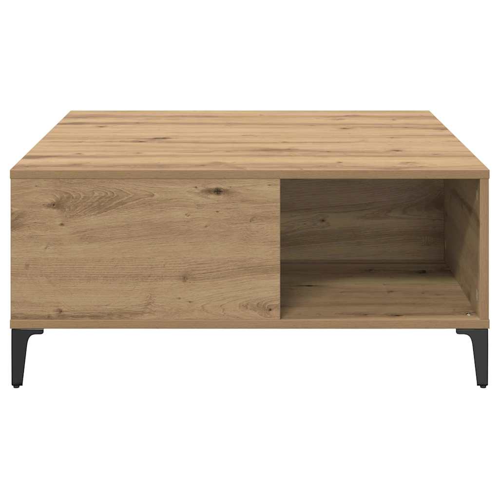 vidaXL Τραπεζάκι σαλονιού Artisan Oak 80 x 80 x 36,5 εκ