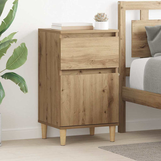 vidaXL Κομοδίνο 2 pcs Artisan Oak 40 x 35 x 70 εκ. Επεξεργασμένο ξύλο