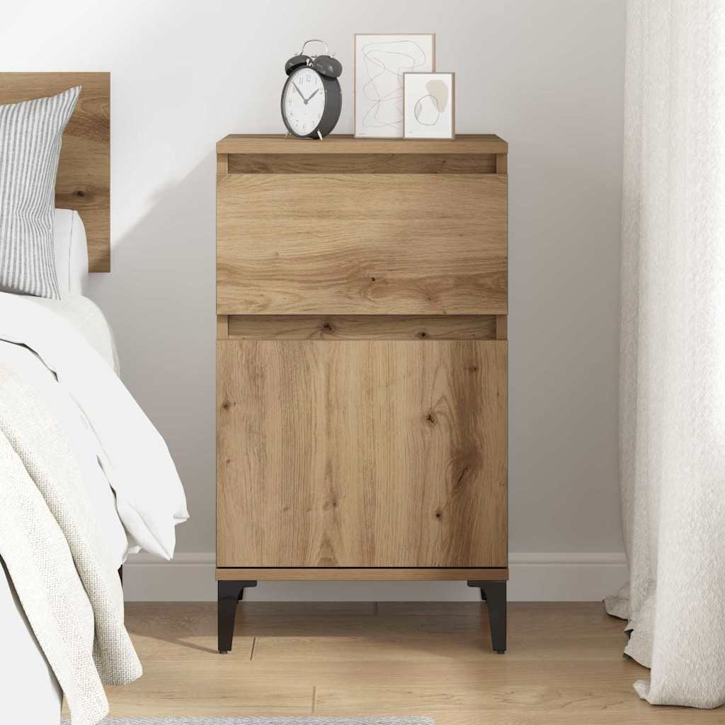 vidaXL Κομοδίνο Artisan Oak 40 x 35 x 70 εκ. Επεξεργασμένο ξύλο