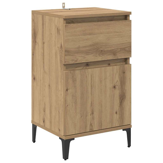 vidaXL Κομοδίνο Artisan Oak 40 x 35 x 70 εκ. Επεξεργασμένο ξύλο