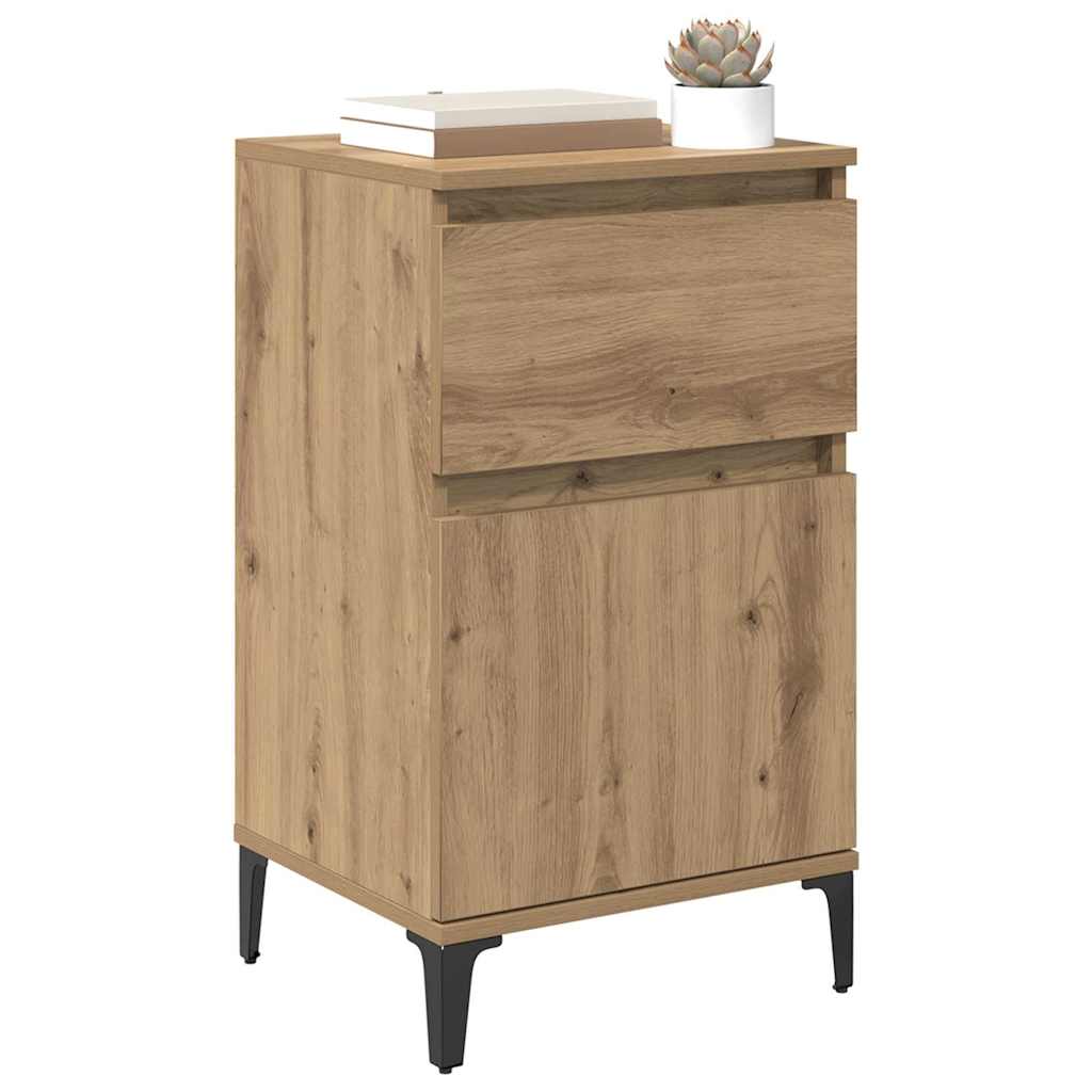 vidaXL Κομοδίνο Artisan Oak 40 x 35 x 70 εκ. Επεξεργασμένο ξύλο