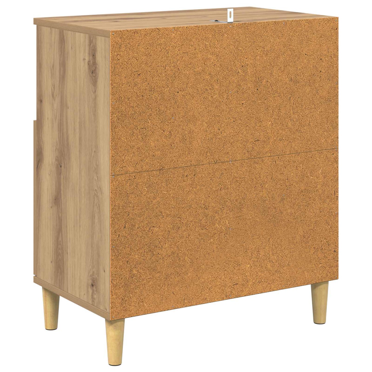 vidaXL Πλαϊνό γραφείο artisan δρυς 35 x 60 x 70 εκ Επεξεργασμένο ξύλο