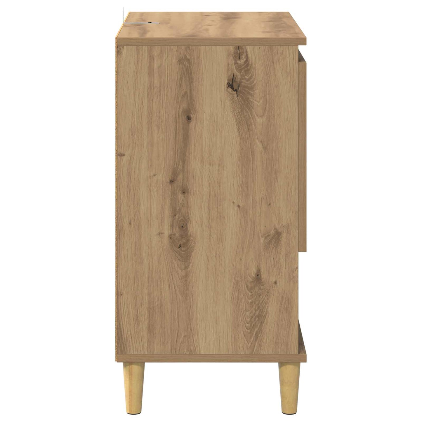 vidaXL Πλαϊνό γραφείο artisan δρυς 35 x 60 x 70 εκ Επεξεργασμένο ξύλο