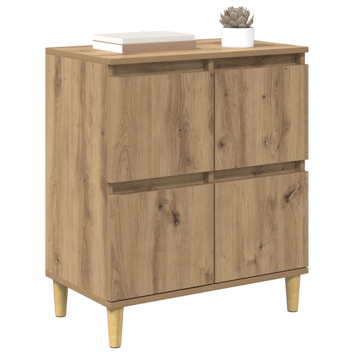 vidaXL Πλαϊνό γραφείο Artisan Oak 60 x 35 x 70 cm Επεξεργασμένο ξύλο