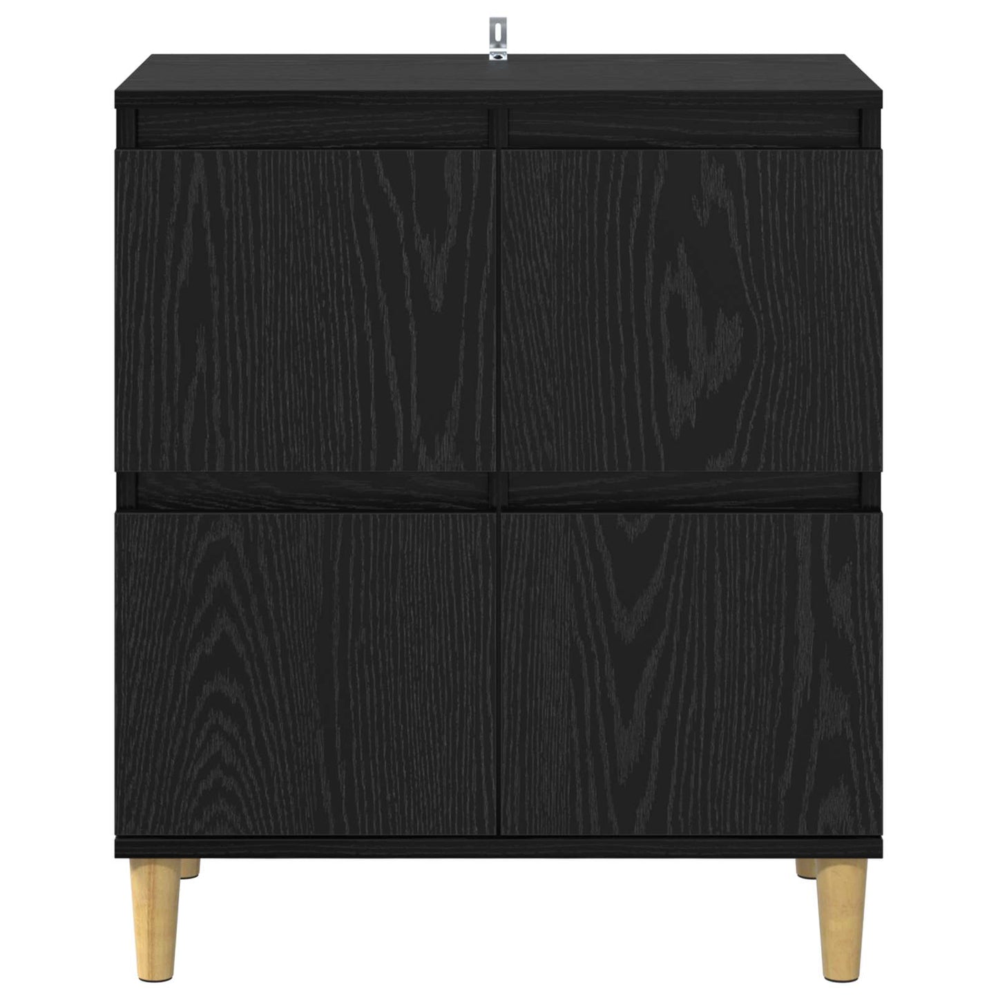 vidaXL Πλαϊνό γραφείο Μαύρη Οξυά 60 x 35 x 70 cm Επεξεργασμένο ξύλο