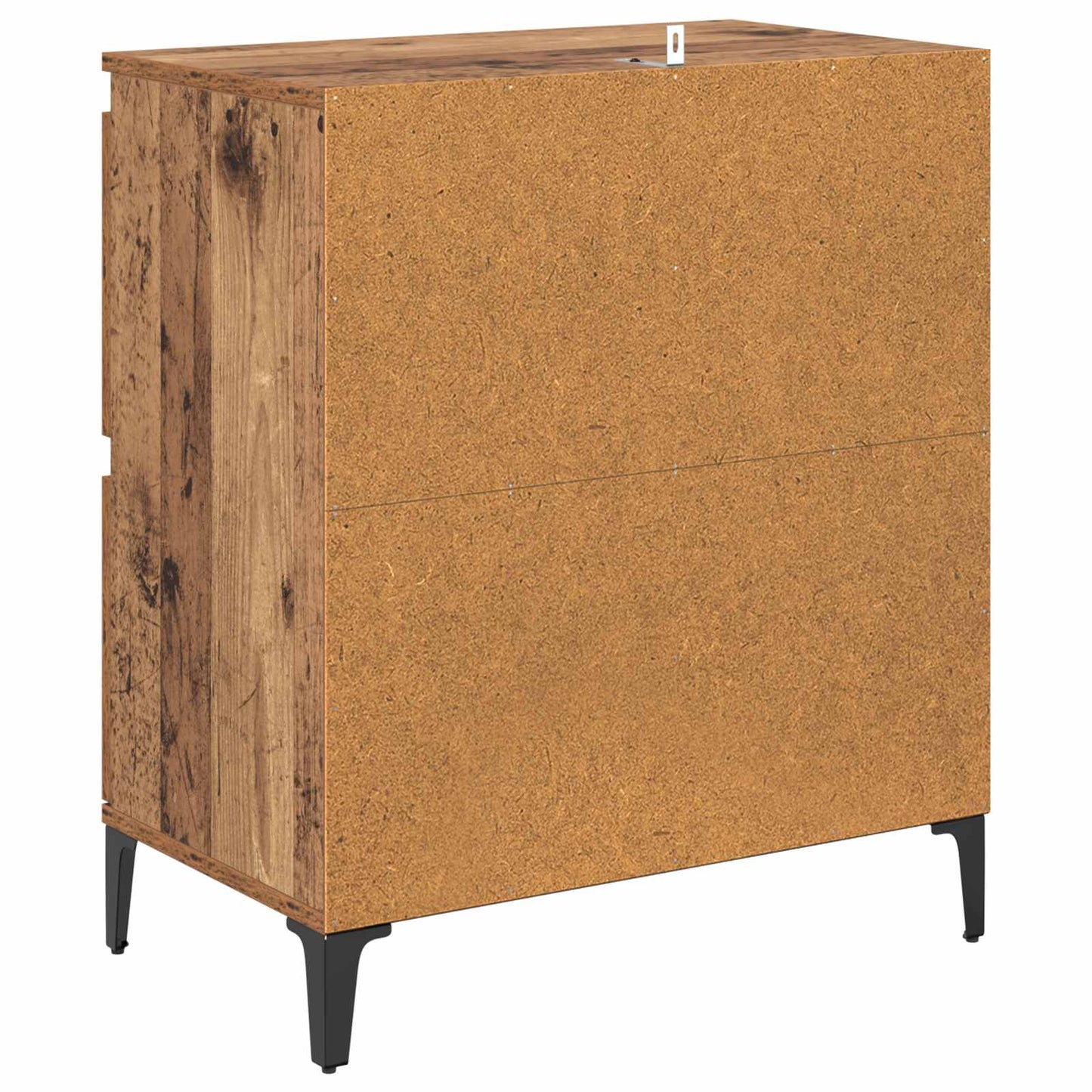 vidaXL Πλαϊνό γραφείο Παλιό Ξύλο 60 x 35 x 70 cm