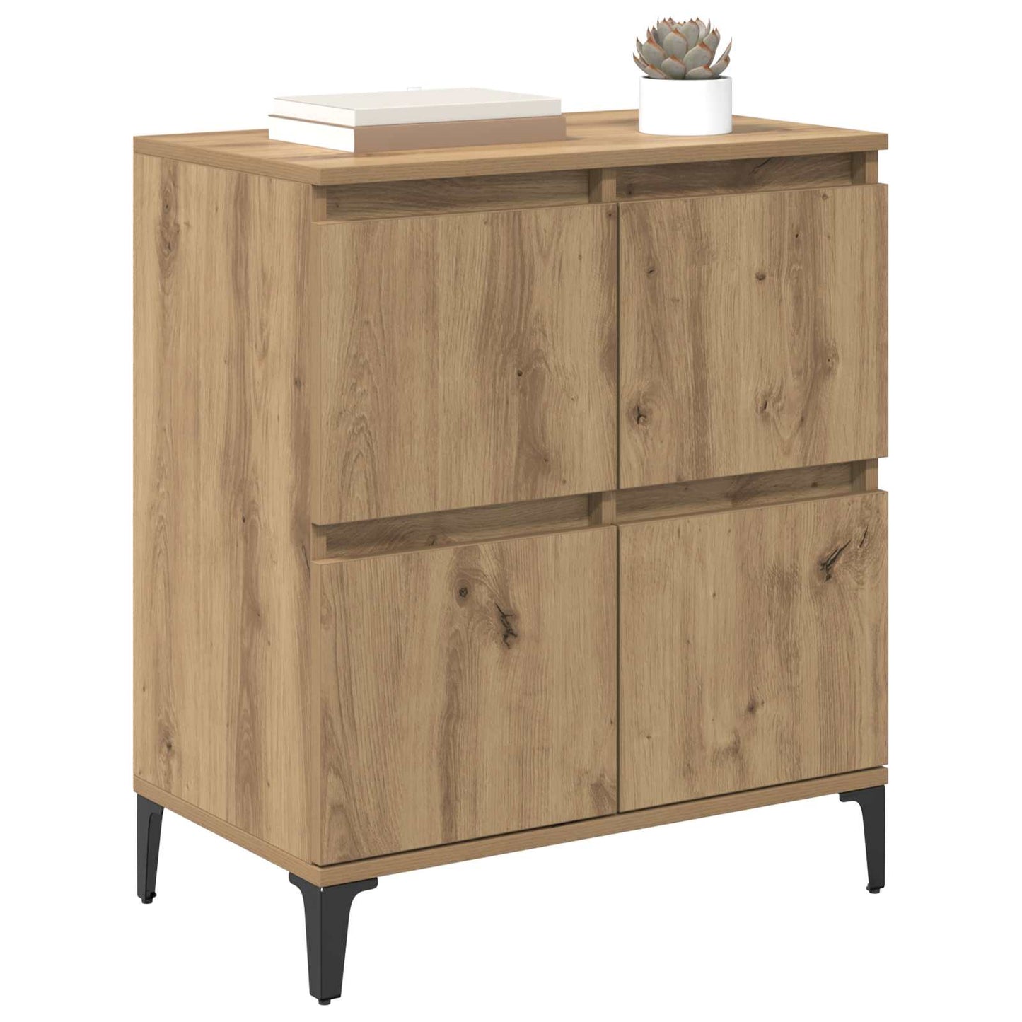 vidaXL Πλαϊνό γραφείο Artisan Oak 60 x 35 x 70 cm