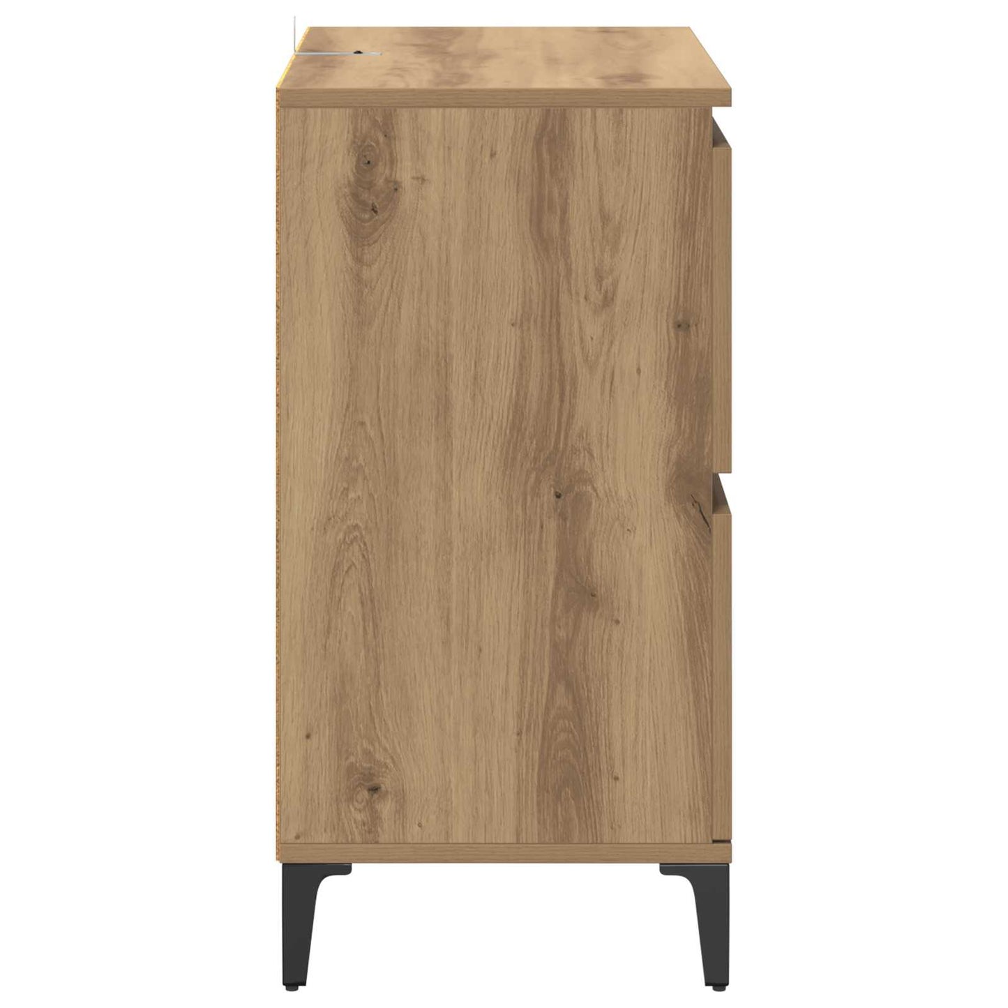 vidaXL Πλαϊνό γραφείο Artisan Oak 60 x 35 x 70 cm