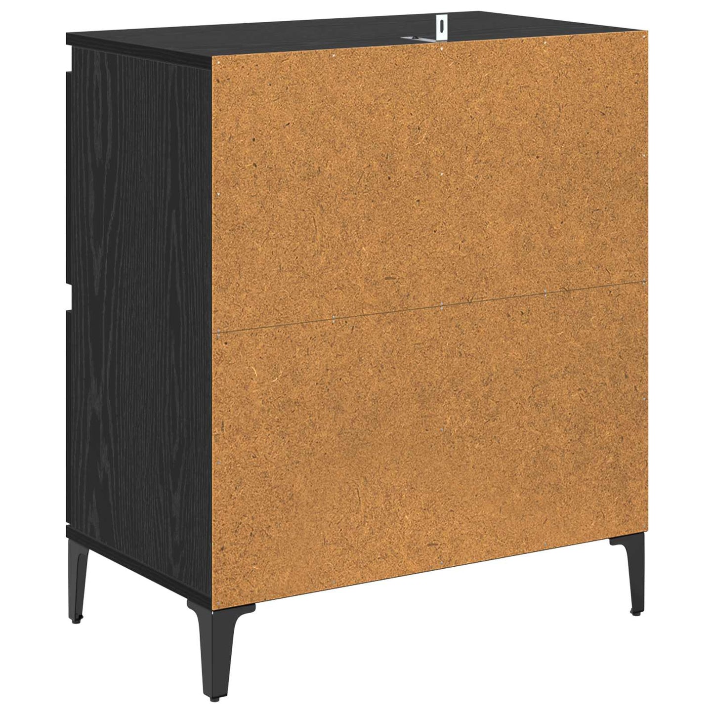 vidaXL Πλαϊνό γραφείο Μαύρη Οξυά 60 x 35 x 70 cm