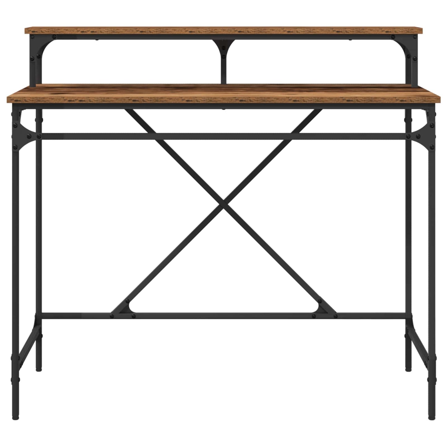 vidaXL Γραφείο Παλιό Ξύλο 100 x 50 x 90 cm Επεξεργασμένο Ξύλο