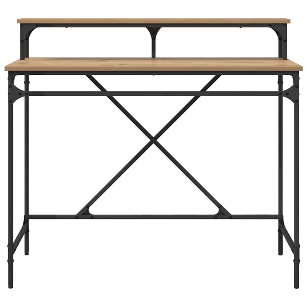 vidaXL Γραφείο Artisan Oak 100 x 50 x 90 cm Επεξεργασμένο ξύλο