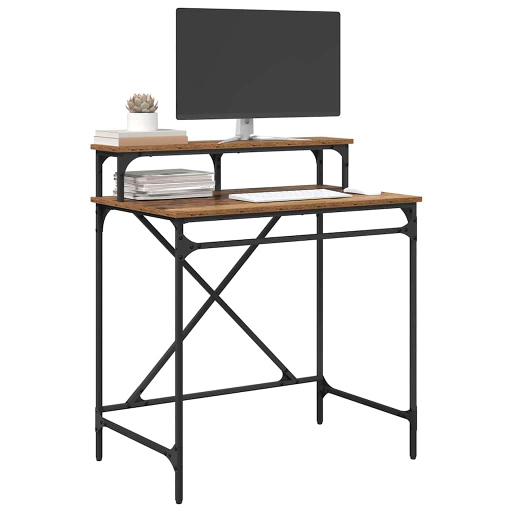 vidaXL Γραφείο Παλιό Ξύλο 80 x 50 x 90 cm Επεξεργασμένο ξύλο