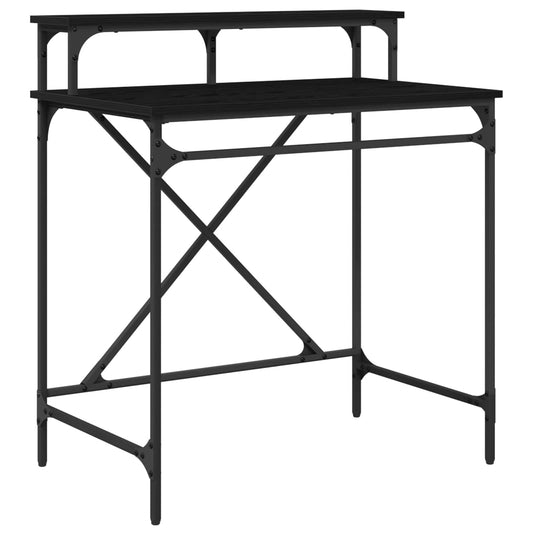 vidaXL Γραφείο Μαύρη Οξυά 80 x 50 x 90 cm Επεξεργασμένο Ξύλο