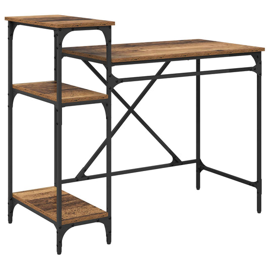 vidaXL Γραφείο Παλιό Ξύλο Επεξεργασμένο Ξύλο 105 x 50 x 90 cm